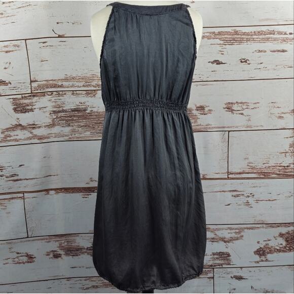 EDC by Esprit Silk Sleeveless Dress Grey Size 10 - Picture 3 of 10
